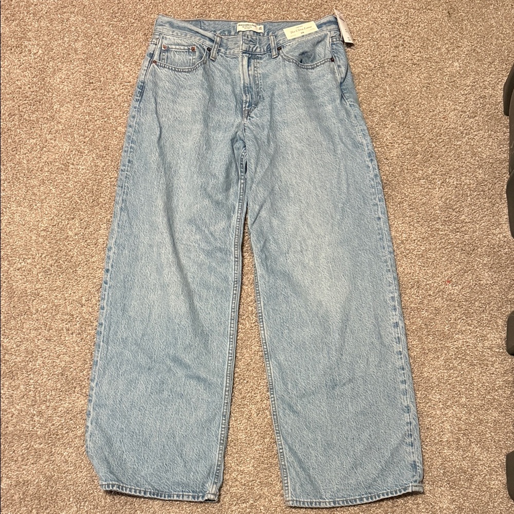 Abercrombie The Ultra Loose Low Rise Jeans